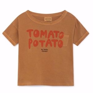 NWT Bobo Choses T-Shirt 'Tomato Potato